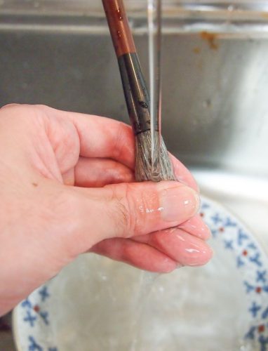 Wash writing brush